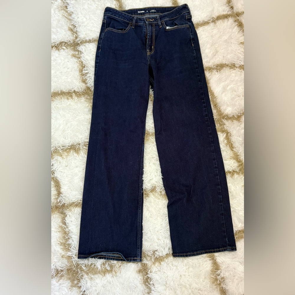 Old Navy Dark Blue Women's Straight Leg Jeans